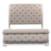 Magnolia Manor King California Upholstered Sleigh Bed, Dresser & Mirror image