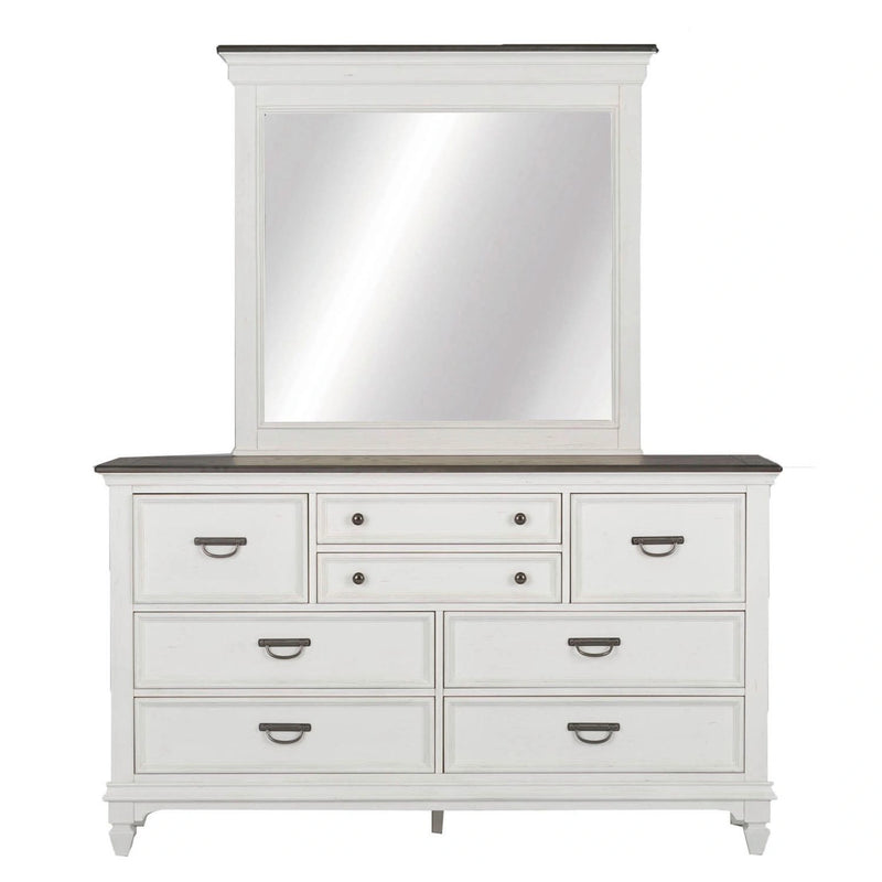 Allyson Park Panel Bed, Dresser & Mirror, Night Stand image