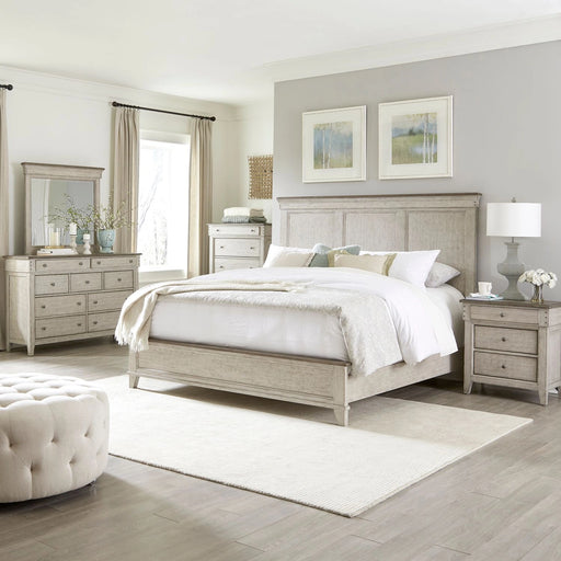 Ivy Hollow King California Panel Bed, Dresser & Mirror, Chest, Night Stand image