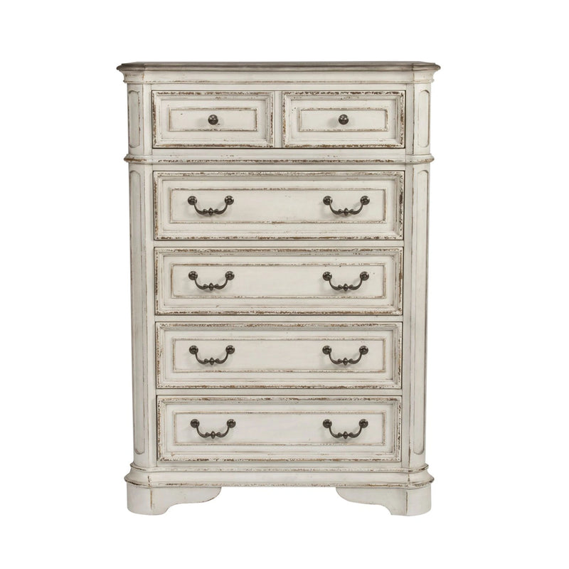 Magnolia Manor Uph Bed, Dresser & Mirror, Chest image