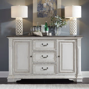 Abbey Park Buffet in Antique White image